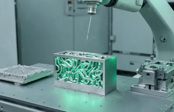 Metal additive tooling insert on inspection table